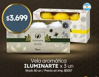 Illuminarte vela aromática jazmín