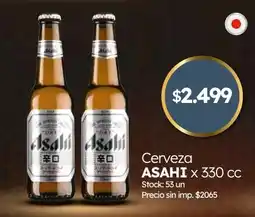Cordiez Asahi cerveza oferta