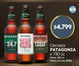 Cordiez Patagonia cerveza oferta