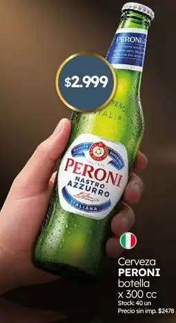 Cordiez Peroni cerveza oferta