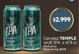 Cordiez Temple wolf ipa oferta