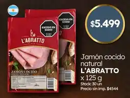 Cordiez L'abratto jamón cocido natural oferta
