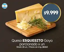Cordiez Goya queso esquesito oferta