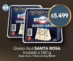 Cordiez Santa rosa queso azul trozado oferta
