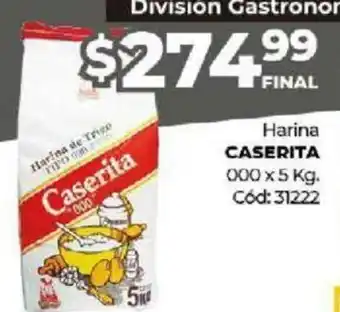 Diarco Harina Caserita 0000 x 5 Kg. oferta