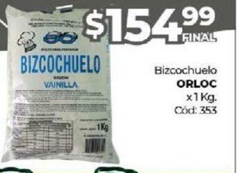 Diarco Bizcochuelo Orloc x 1 Kg oferta