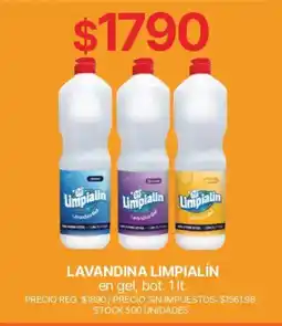 Supermercados Vea Limpialin lavandina gel oferta