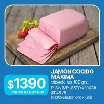 Maxima jamón cocido