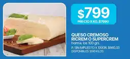 Supermercados Vea Ricrem o supercrem queso cremoso oferta