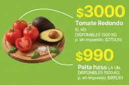 Supermercados Vea Tomate Redondo oferta