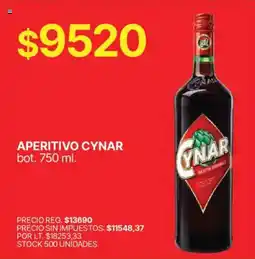 Supermercados Vea Cynar aperitivo oferta