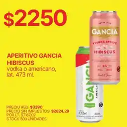 Supermercados Vea Gancia aperitivo hibiscus oferta
