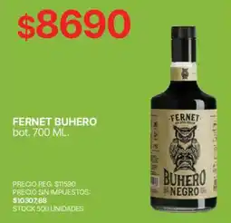 Supermercados Vea Fernet buhero oferta