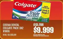 Makro Colgate - triple accion oferta