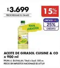 Disco Aceite de girasol oferta