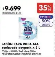 Disco Ala - jabón para ropa oferta