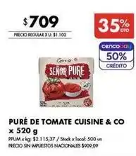 Disco Puré de tomate oferta