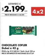 Disco Cofler - chocolate oferta