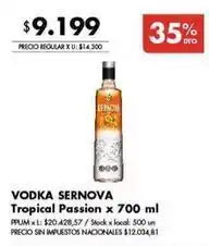 Disco Sernova - vodka tropical passion oferta