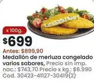 Coto Medallón de merluza congelado varios sabores oferta