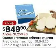 Coto Queso cremoso oferta