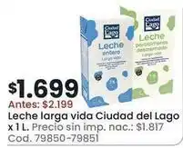 Coto Ciudad del lago - leche larga vida x 1 l. cod. 79850-79851 oferta