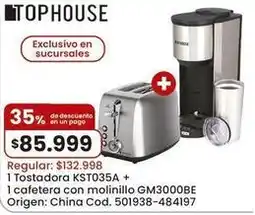 Coto Origen - 1 tostadora kst035a + 1 cafetera con molinillo gm3000be oferta