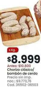 Coto Chorizo clásico/ bombón de cerdo oferta