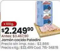 Coto Paladini - jamón cocido oferta