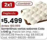 Coto Coto - sorrentinos varios sabores oferta