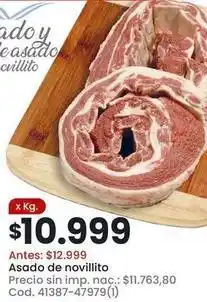 Coto Asado de novillito oferta