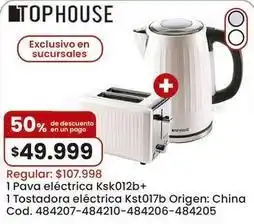 Coto Origen - pava eléctrica ksk012b+ 1 tostadora eléctrica kst017b oferta