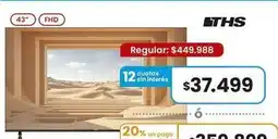 Coto 43 fhd tv oferta