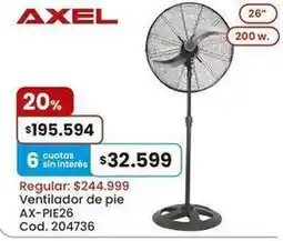 Coto Axel - ventilador de pie ax-pie26 oferta