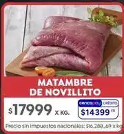Jumbo Matambre de novillito oferta