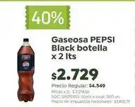 Jumbo Pepsi - gaseosa black botella oferta