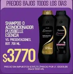 Plusbelle - shampoo o acondicionador