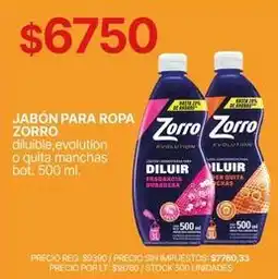 Supermercados Vea Zorro - jabón para ropa oferta