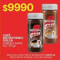 Supermercados Vea Dolca - café instantáneo dolca oferta