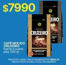 Supermercados Vea Suave - café molido fuerte o suave oferta