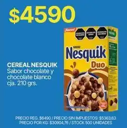 Supermercados Vea Nesquik - cereal nesquik duo oferta