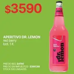 Supermercados Vea Dr. lemon - aperitivo oferta