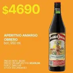 Supermercados Vea Amargo - aperitivo amargo oferta