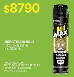 Supermercados Vea Raid - insecticida max oferta
