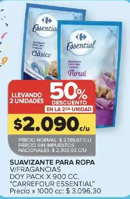Carrefour Carrefour essential suavizante para ropa oferta