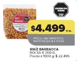 Carrefour Maiz barbacoa oferta