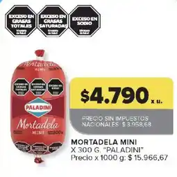 Carrefour Paladini mortadela mini oferta