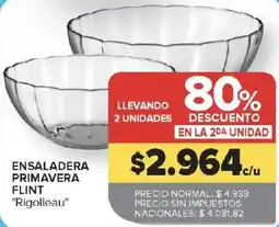 Carrefour Rigolleau ensaladera primavera flint oferta