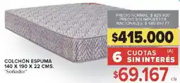 Carrefour Soñador colchón espuma oferta