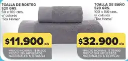 Carrefour Tex Home toalla de rostro oferta